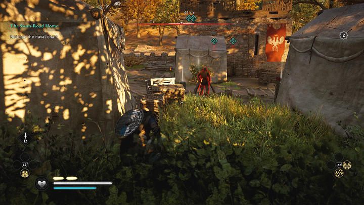 Approach the last opponent from behind and finish him off - Assassins Creed Valhalla: The Swan-Road Home walkthrough - Ledecestrescire - Assassins Creed Valhalla Guide