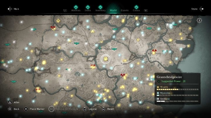 You will find the Rush & Bash in the south of the map, below Meldeburne - Assassins Creed Valhalla: Abilities - Grantebridgescire secrets, locations - Grantebridgescire - Assassins Creed Valhalla Guide