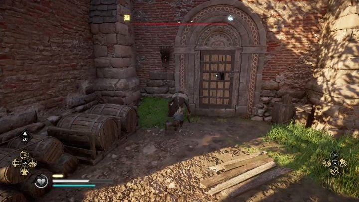 To get to the building, you'll need to get the key - Assassins Creed Valhalla: Abilities - Grantebridgescire secrets, locations - Grantebridgescire - Assassins Creed Valhalla Guide