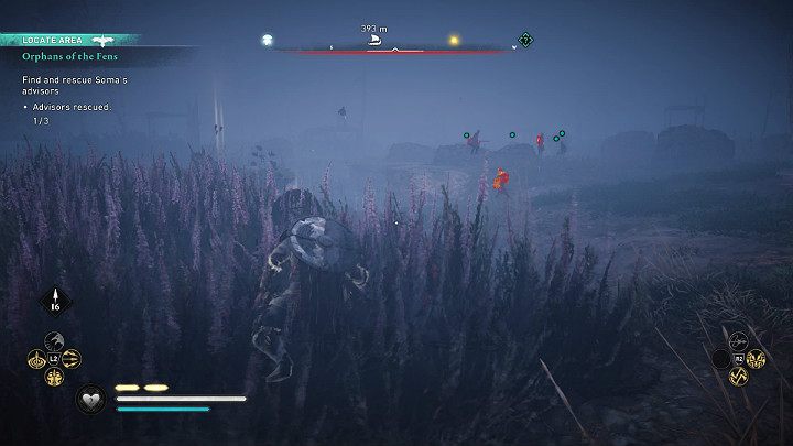 The camp is guarded by several soldiers so you will have to get rid of them - Assassins Creed Valhalla: Orphans of the Fens walkthrough - Grantebridgescire - Assassins Creed Valhalla Guide