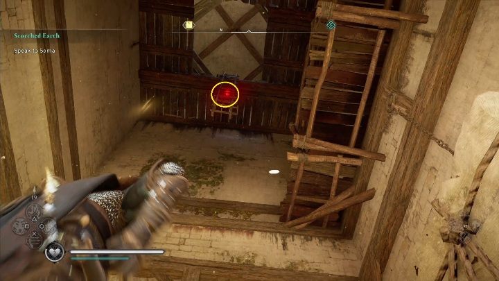 Enter the tower, free the other part of the ladder to climb up the very top - Assassins Creed Valhalla: Abilities - Suthsexe, Secrets, Locations - Suthsexe - Assassins Creed Valhalla Guide