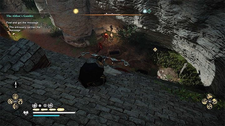 Beneseck of Bath - The Bell is in the Brimclif Monastery located at the southern end of the Suthsexe region - Assassins Creed Valhalla: Magister 1 - Motics | Order of the Ancients - Order of the Ancients - Assassins Creed Valhalla Guide
