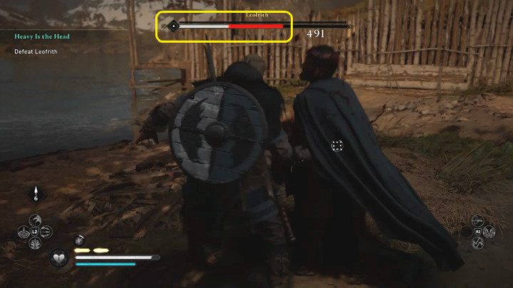 The tactics for the fight are very simple - dodge or block his attacks and return with a quick counter - Assassins Creed Valhalla: Heavy is the Head walkthrough - Ledecestrescire - Assassins Creed Valhalla Guide