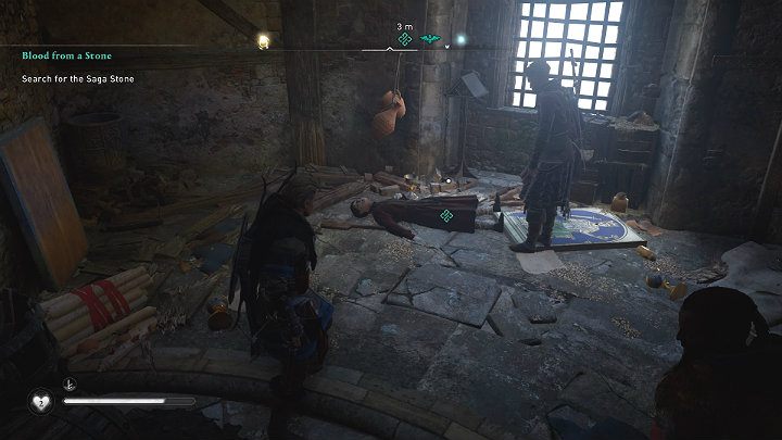 Inside you will find the corpse of Brother Paul - Assassins Creed Valhalla: Blood from a Stone - walkthrough - Oxenefordscire - Assassins Creed Valhalla Guide