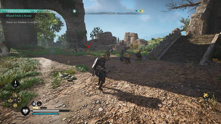 Eadwyn runs away and Eivor has to fight - Assassins Creed Valhalla: Blood from a Stone - walkthrough - Oxenefordscire - Assassins Creed Valhalla Guide