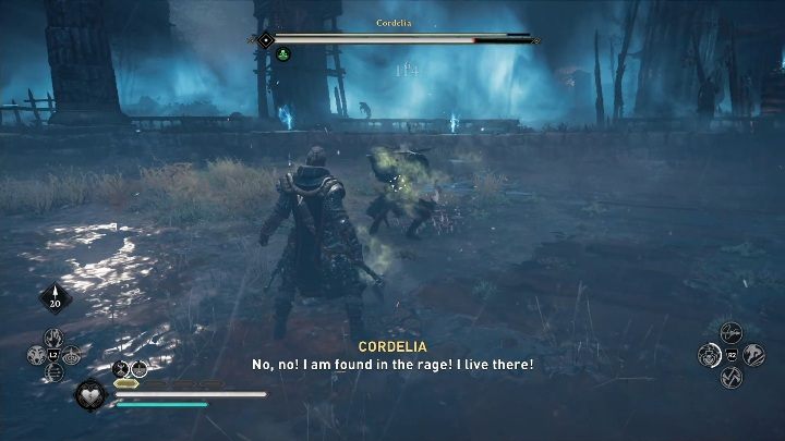 Cordelia is a very mobile opponent - Assassins Creed Valhalla: Daughter of Lerion - East Anglia secrets, locations - East Anglia - Assassins Creed Valhalla Guide