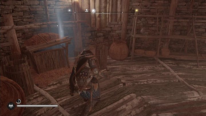 Your task is to destroy the door to get inside the cottage - AC Valhalla Wrath of the Druids: Treasure Hoard Map - Ulster, secrets, locations - Ulster - Assassins Creed Valhalla Guide