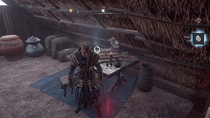 Your task is to destroy the hole in the wall to get inside the hut - AC Valhalla Wrath of the Druids: Treasure Hoard Map - Ulster, secrets, locations - Ulster - Assassins Creed Valhalla Guide