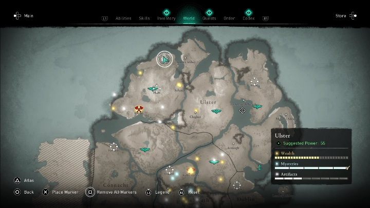 1 - AC Valhalla Wrath of the Druids: Cursed Symbol - Ulster, secrets, locations - Ulster - Assassins Creed Valhalla Guide