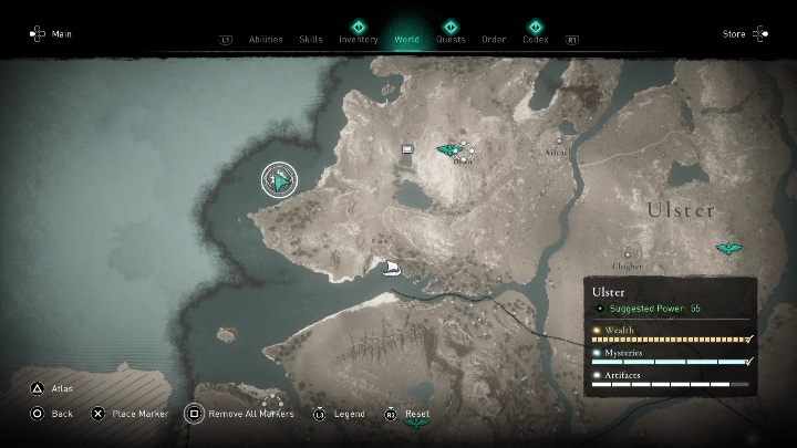 2 - AC Valhalla Wrath of the Druids: Cursed Symbol - Ulster, secrets, locations - Ulster - Assassins Creed Valhalla Guide