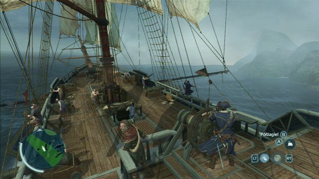 During battles, always attack smaller ships with the swivel gun and swim sideways to bigger units so that you can attack them with a full cannon volley - Naval battles - Ships - Assassins Creed III - Game Guide and Walkthrough