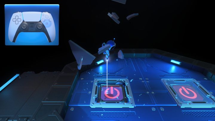 The game will start after a short presentation of the new controller - Astros Playroom: CPU Plaza - guide, walkthrough description - Walkthrough - Astros Playroom Guide