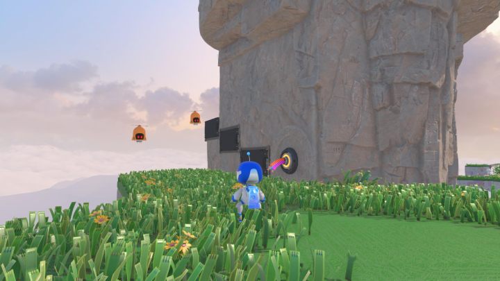 Move forward and defeat the next enemies - Astros Playroom: Gusty Gateway - walkthrough - Meadow of Remembrance - Astros Playroom Guide