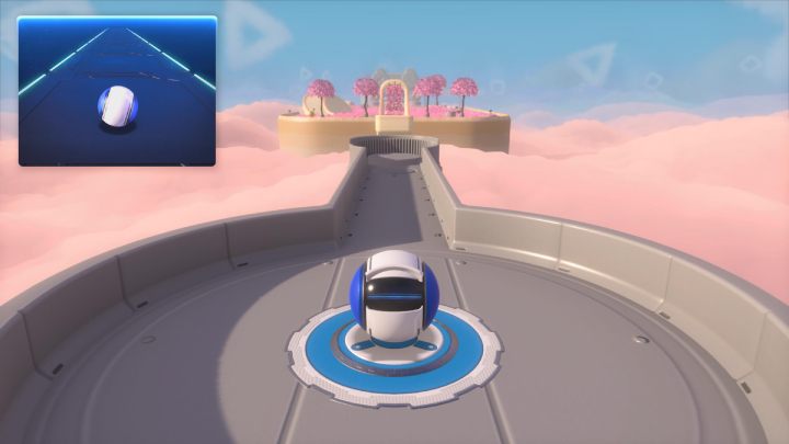 In this outfit, you control the character only using the touchpad - Astros Playroom: Fastlane Fields - guide, walkthrough description - Memory Meadow - Astros Playroom Guide
