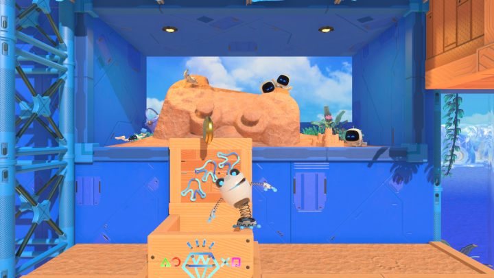 Sammle die Münzen und springe in die Kiste – Astros Playroom: Springy Spa – Komplettlösung – Kühlquellen – Astros Playroom Guide