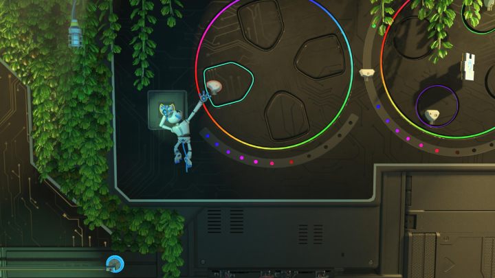 A hidden mechanism in the rocks will be triggered - Astros Playroom: Teraflop Treetops - walkthrough - GPU Jungle - Astros Playroom Guide
