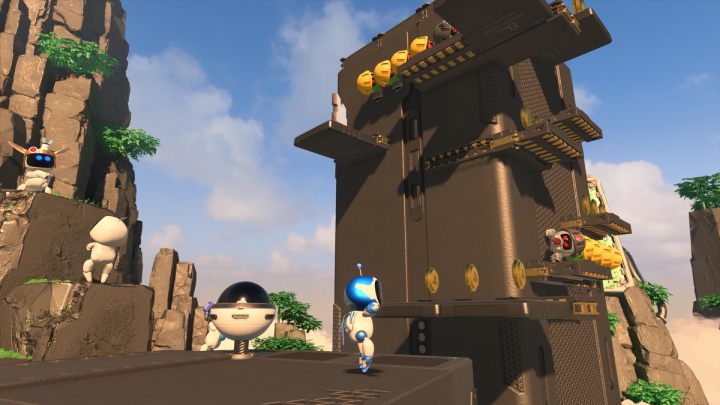 Hit the flower with a spin attack - Astros Playroom: Raytrace Ruins - walkthrough - GPU Jungle - Astros Playroom Guide