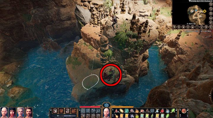 In the area by the water, there are corpses shown in the picture above, with Charred Key - Baldurs Gate 3: Druid Grove / Silvanus Grove map - World Atlas - Baldurs Gate 3 Guide, Walkthrough