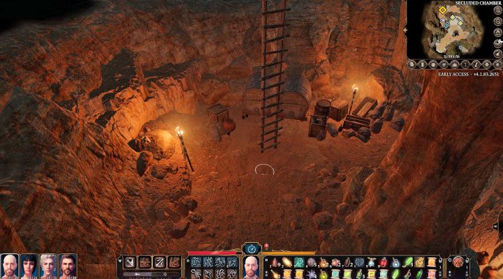 The entrance to the Secluded Chamber is in the area of the Druid Grove - you must find a stone door in the western part of this location (blue 7 on the map) - Baldurs Gate 3: Druid Grove / Silvanus Grove map - World Atlas - Baldurs Gate 3 Guide, Walkthrough