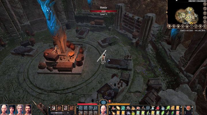 The second area of the Emerald Grove is the Servants' Quarters - Baldurs Gate 3: Druid Grove / Silvanus Grove map - World Atlas - Baldurs Gate 3 Guide, Walkthrough