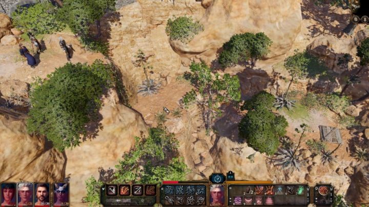 In the chapel, you can find a huge rock hanging above the looters (M2;6) - Baldurs Gate 3: Explore the ruins walkthrough - Act 1 - Baldurs Gate 3 Guide, Walkthrough