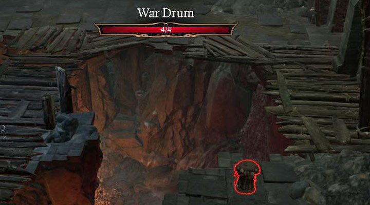Goblins and other characters that reside on the grounds of the destroyed shrine are by default neutral towards the team members - Baldurs Gate 3: Shattered Sanctum / Defiled Temple map - World Atlas - Baldurs Gate 3 Guide, Walkthrough