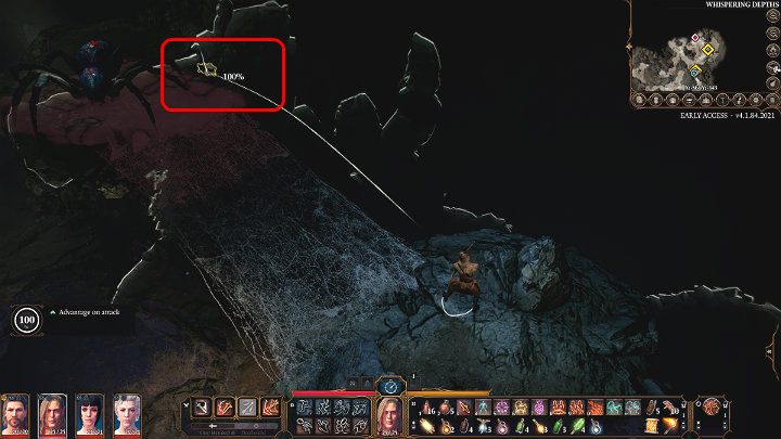 The last eggs are right next to the Phase Spider Matriarch – you will have to be particularly careful when trying to destroy them - Baldurs Gate 3: Phase Spider Matriarch - how to defeat? - Bosses and difficult fights - Baldurs Gate 3 Guide, Walkthrough