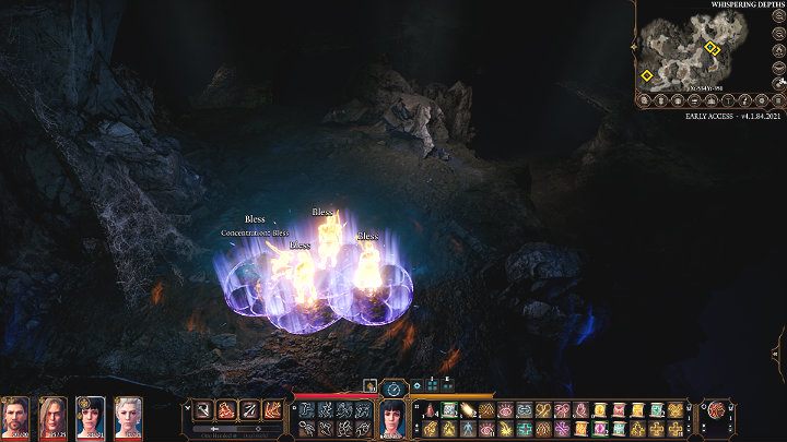It is also worth using supporting spells, such as Bless, which will give the heroes a bonus for attack and defense throws - Baldurs Gate 3: Phase Spider Matriarch - how to defeat? - Bosses and difficult fights - Baldurs Gate 3 Guide, Walkthrough