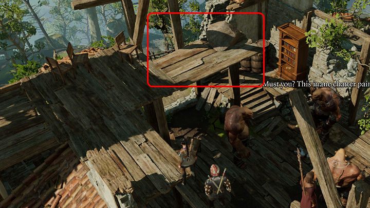 Pay attention to the trap that hangs just above the head of one of the Ogres - Baldurs Gate 3: Lump The Enlightened - how to beat? - Bosses and difficult fights - Baldurs Gate 3 Guide, Walkthrough