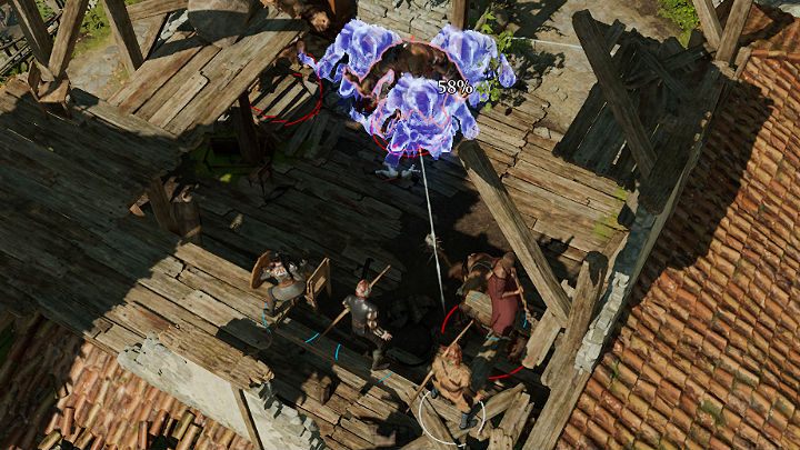 When your opponent loses about half of his health points, he will use a clever trick that creates 3 mirror reflections, thus significantly reducing your chance of hitting the main target – mirror reflections can get damaged - Baldurs Gate 3: Lump The Enlightened - how to beat? - Bosses and difficult fights - Baldurs Gate 3 Guide, Walkthrough