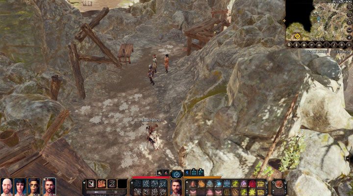 When exploring the path leading to the Goblin Camp, you have to be careful of mines-traps (they can be discovered by passing perception tests) and spider webs - Baldurs Gate 3: Goblins Camp - how to get in? - Exploration - Baldurs Gate 3 Guide, Walkthrough