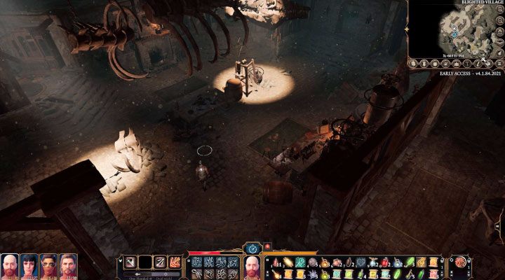 Passing the mirror's test correctly unlocks access to the necromancer's lab - Baldurs Gate 3: Blighted Village - map - World Atlas - Baldurs Gate 3 Guide, Walkthrough