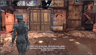 The Trophy inside the Storage Warehouse 5B where you must head after completing Batmans side mission Heart of Ice - Catwoman trophies | Industrial District - Industrial District - Batman: Arkham City Game Guide