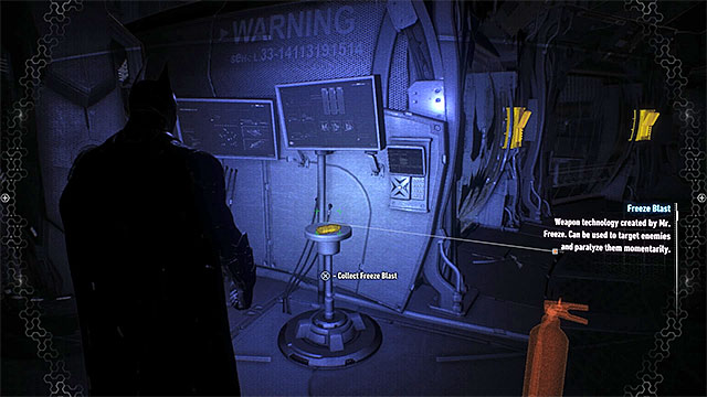 The Freeze Blast is a unique gadget, the possession of it is required for completing some of the secrets in the movie studio - How to get the Freeze Blast? | Collectibles - Pannesa Film Studios - Collectibles - Pannesa Film Studios - Batman: Arkham Knight Game Guide & Walkthrough