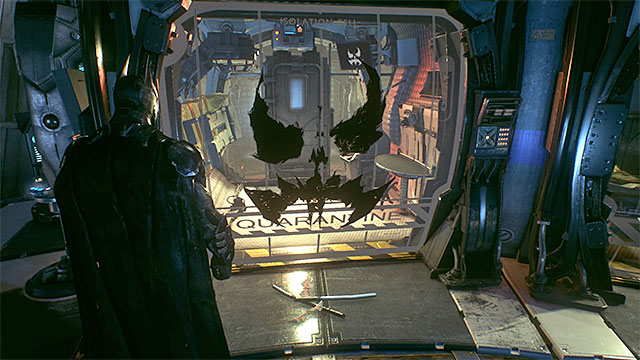 The cell in which Robin has been held - Riddles in the Panessa Studios | Collectibles - Pannesa Film Studios - Collectibles - Pannesa Film Studios - Batman: Arkham Knight Game Guide & Walkthrough