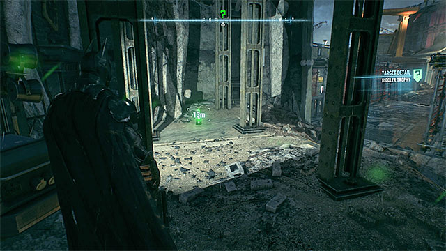 The place where you will find the trophy - Riddler trophies on Founders Island (17-33) | Collectibles - Founders Island - Collectibles - Founders Island - Batman: Arkham Knight Game Guide & Walkthrough