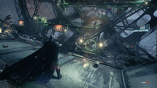 Tilt the airship to the sides, thanks to which the orb, with the trophy inside, will roll - Riddler trophies in the Stagg Airships (1-10) | Collectibles - Stagg Airships - Collectibles - Stagg Airships - Batman: Arkham Knight Game Guide & Walkthrough