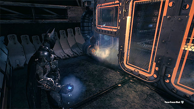 Required gadgets: freeze blast - Riddler trophies in the Stagg Airships (11-21) | Collectibles - Stagg Airships - Collectibles - Stagg Airships - Batman: Arkham Knight Game Guide & Walkthrough
