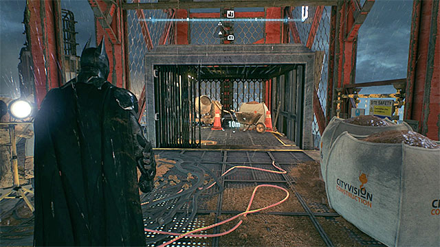 Through the Southern access, you make it into the HQ proper, i - How to get to the Arkham Knights HQ? | Collectibles - Arkham Knight HQ - Collectibles - Arkham Knight HQ - Batman: Arkham Knight Game Guide & Walkthrough