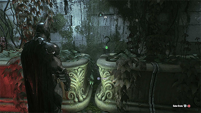 The trophy is well-exposed - Riddler trophies in the Arkham Knight HQ (1-10) | Collectibles - Arkham Knight HQ - Collectibles - Arkham Knight HQ - Batman: Arkham Knight Game Guide & Walkthrough