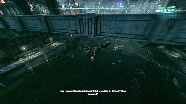 An example glide under a bridge - Achievements / Trophies | Collectibles - Arkham Knight HQ - Collectibles - Arkham Knight HQ - Batman: Arkham Knight Game Guide & Walkthrough