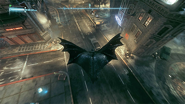 You need to get right above the vehicle to land on it - Achievements / Trophies | Collectibles - Arkham Knight HQ - Collectibles - Arkham Knight HQ - Batman: Arkham Knight Game Guide & Walkthrough