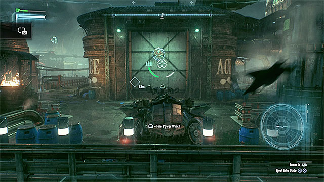 You will find Mark Cheung after destroying this gate. - Rescue the missing ACE Chemicals workers (continued) | Main story - Main story - Batman: Arkham Knight Game Guide & Walkthrough