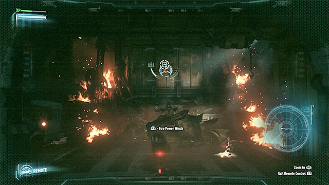 Destroy one of the walls using the Winch - Escape ACE Chemicals | Main story - Main story - Batman: Arkham Knight Game Guide & Walkthrough