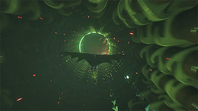 Glide through the tunnel and do not touch the edges - Fifth Riddler trial - Riddles and challenges - Batman: Arkham Knight Game Guide & Walkthrough