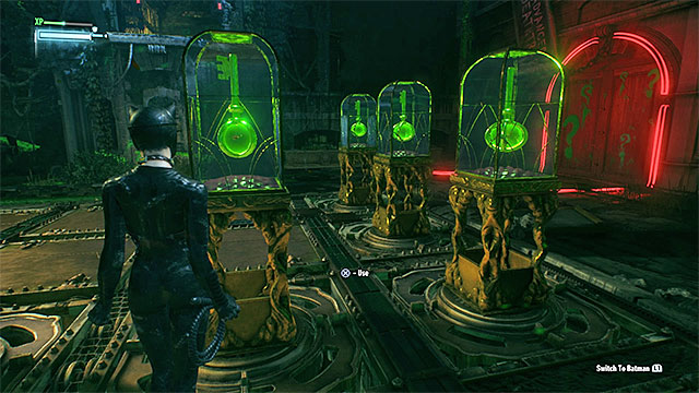 The attempt to return to the batmobile activates two turrets in the neighboring tunnel - Seventh Riddler trial - Riddles and challenges - Batman: Arkham Knight Game Guide & Walkthrough