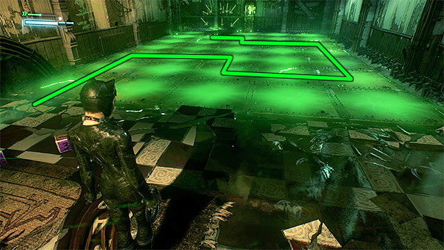 To solve the main puzzle, you need to keep switching between Batman and Catwoman on a regular basis - Eighth Riddler trial - Riddles and challenges - Batman: Arkham Knight Game Guide & Walkthrough