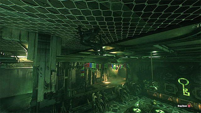 As Catwoman, crawl under the ceiling to reach the game board - Tenth Riddler trial - Riddles and challenges - Batman: Arkham Knight Game Guide & Walkthrough