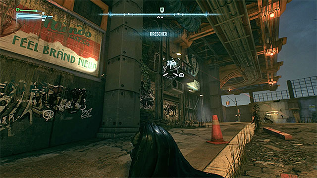 Sneak up on the sniper from the side - Gunrunner | Side missions (Most Wanted) - Side missions (Most Wanted) - Batman: Arkham Knight Game Guide & Walkthrough