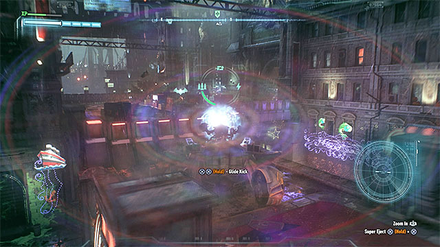 Shoot enemy drones from long distance - Own the Roads | Side missions (Most Wanted) - Side missions (Most Wanted) - Batman: Arkham Knight Game Guide & Walkthrough